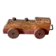 Small wooden locomotive, old toy