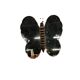 Vintage wall mirror "Butterfly" with wooden accent