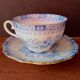 Vintage theresia pattern porcelain coffee cup and sugar bowl set, seltmann