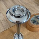 ALU vintage ART DECO pusher ashtray