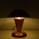 Art deco table lamp with flexible shade,1930's