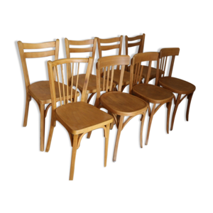 Série 8 chaises baumann