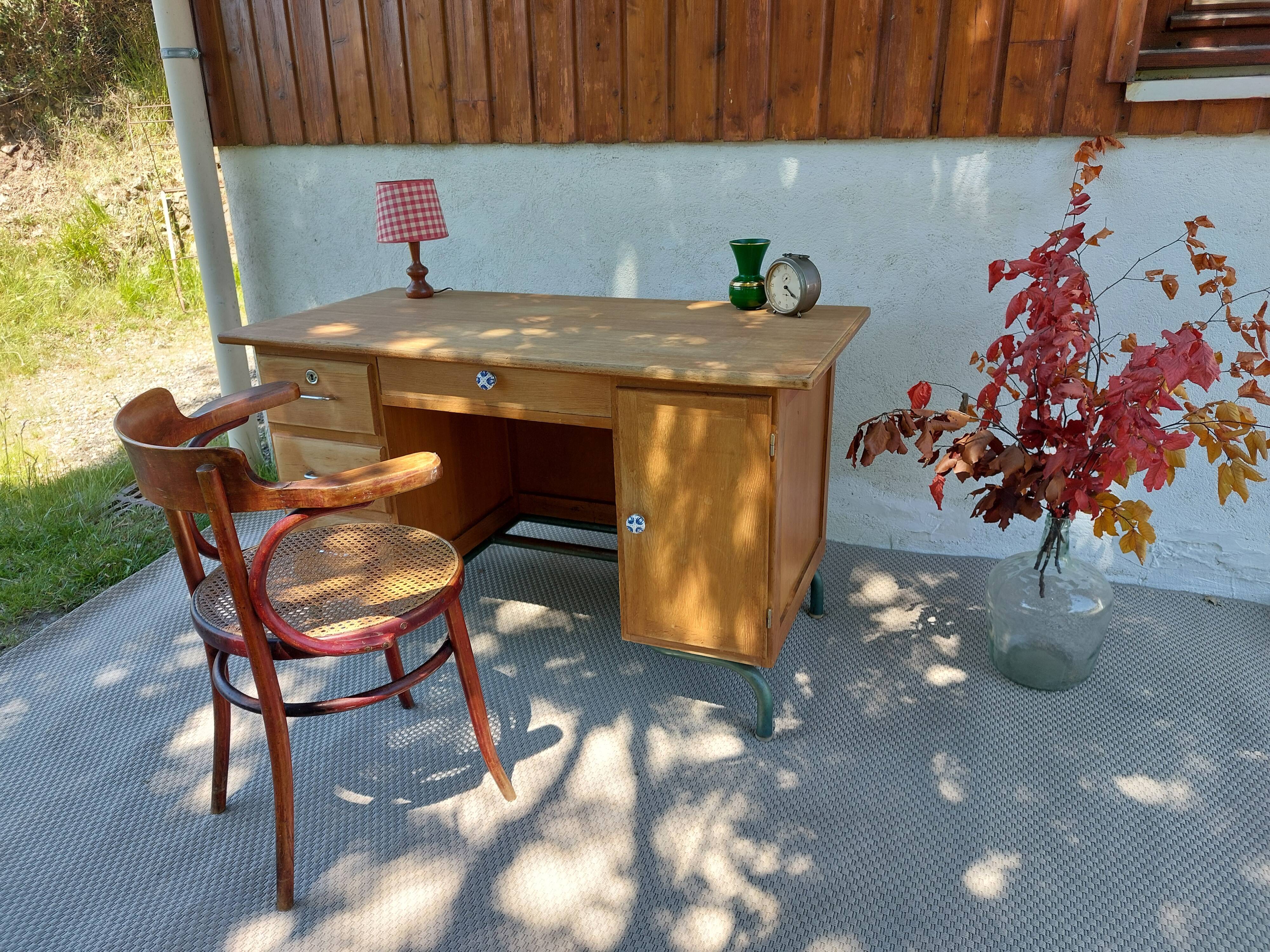 bureau maître d'école, vintage