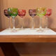 Service de verres à vin en cristal