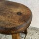 Industrial wooden stool