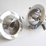 Pair of Targetti chrome spotlights