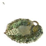 SILEA ceramic fruit bowl with grape and vine pattern