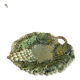 SILEA ceramic fruit bowl with grape and vine pattern