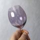 17 amethyst crystal glass goblets