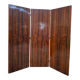 Triptych screen – Art Deco period – Walnut veneer
