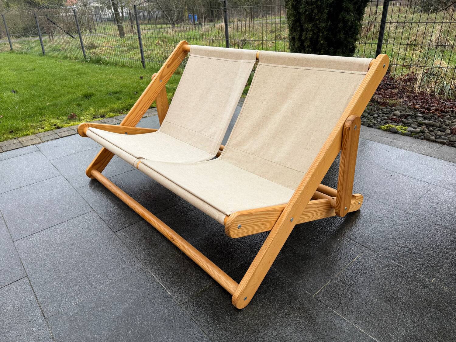 2-seater sofa 'kon tiki' & gillis lund ikea 1980
