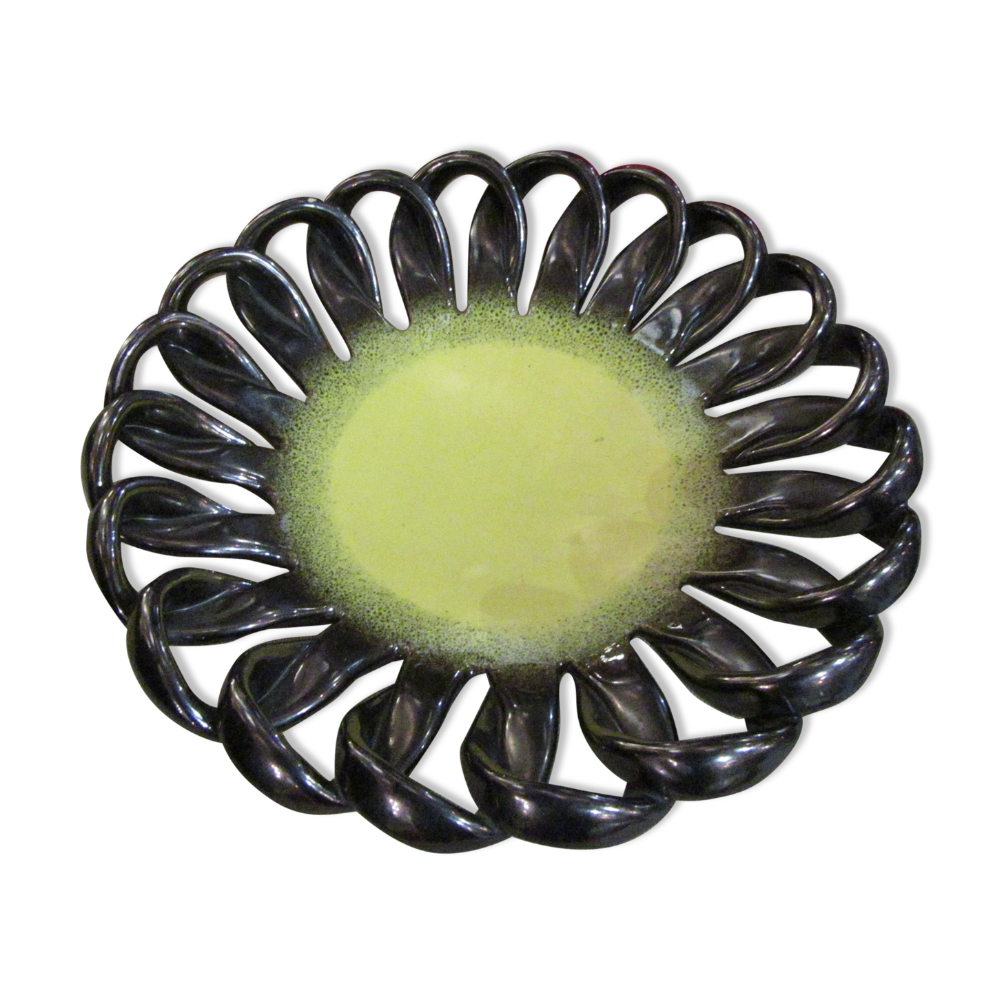 IDLAS Braided Cut Yellow and Black Ceramic