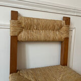Rustic straw chair