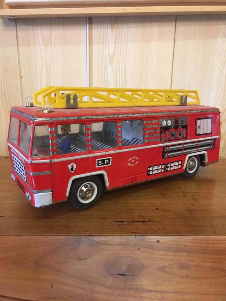 Toy fire truck, 1970