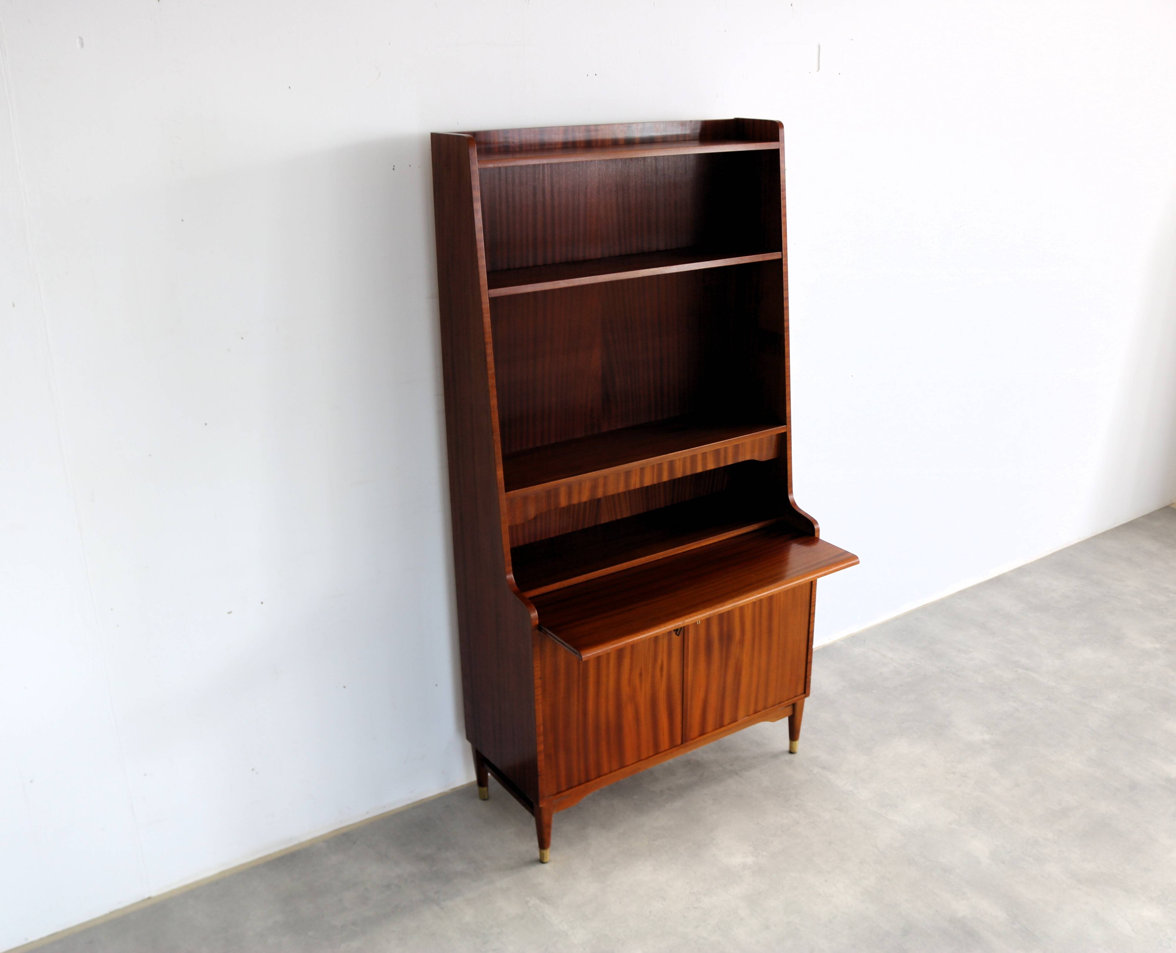 Vintage secretary | wall cupboard | 60s | sweden