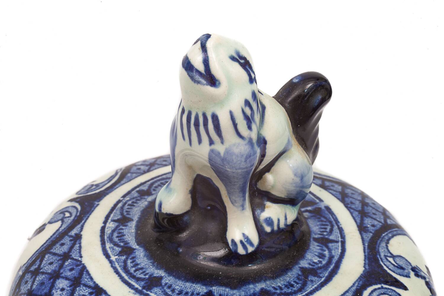 Delft earthenware vase