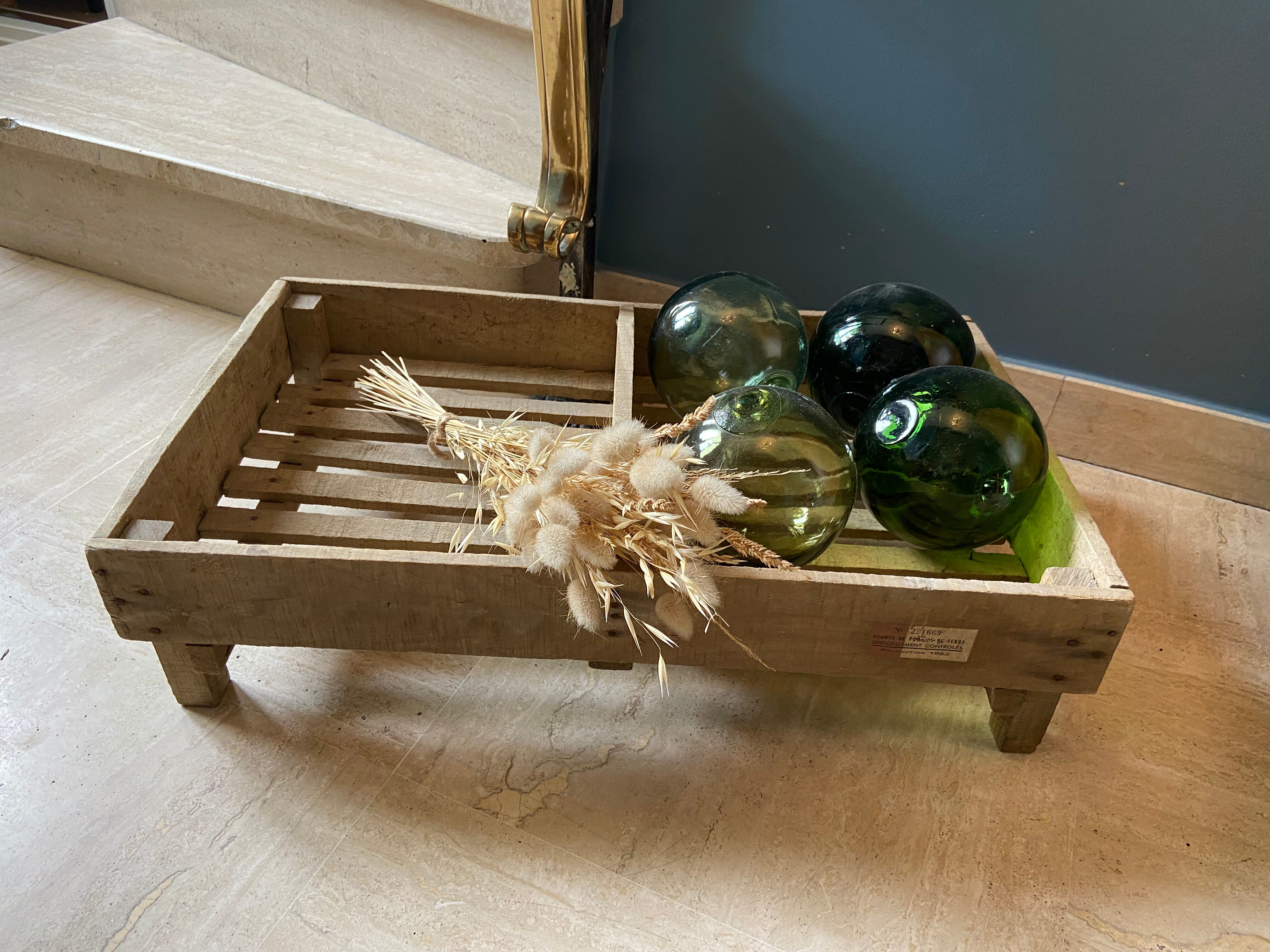 Shelf wooden box primeur decorative top