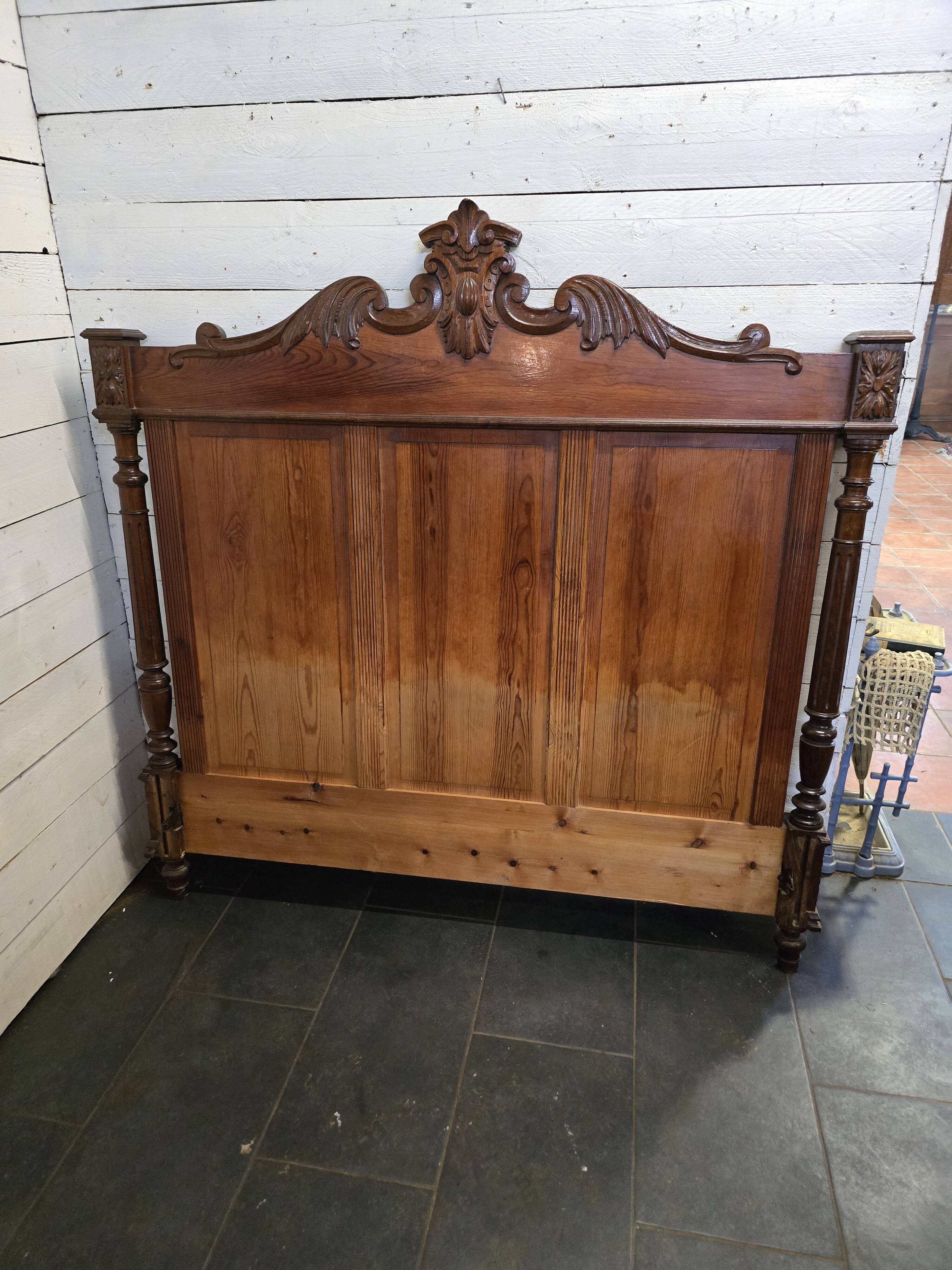 Antique headboard