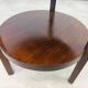 Round side table in Art Deco / functionalist style with shelf, by Thonet-Mundus.