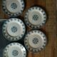 Five plates old land of Grigny fire