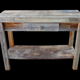 Old workshop workbench, trade furniture