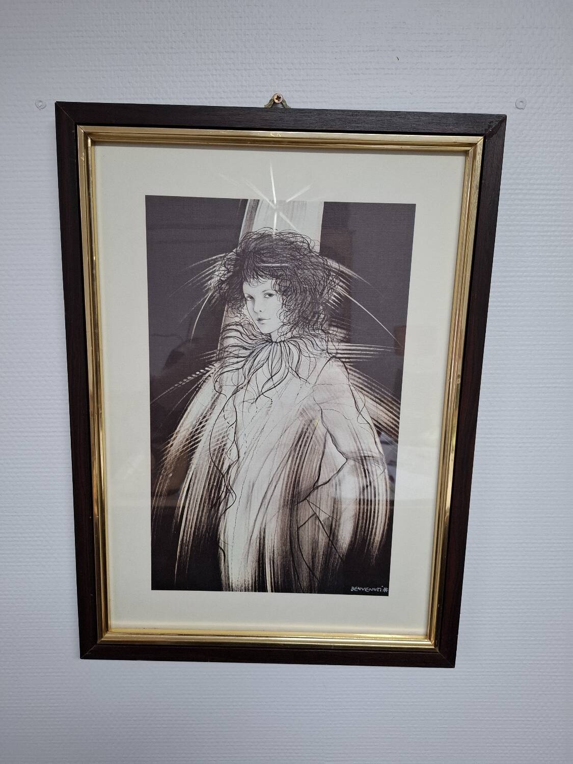 Lithograph by Riccardo Benvenuti 70's