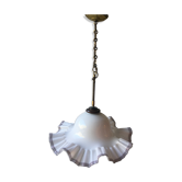 Opaline hanging lamp