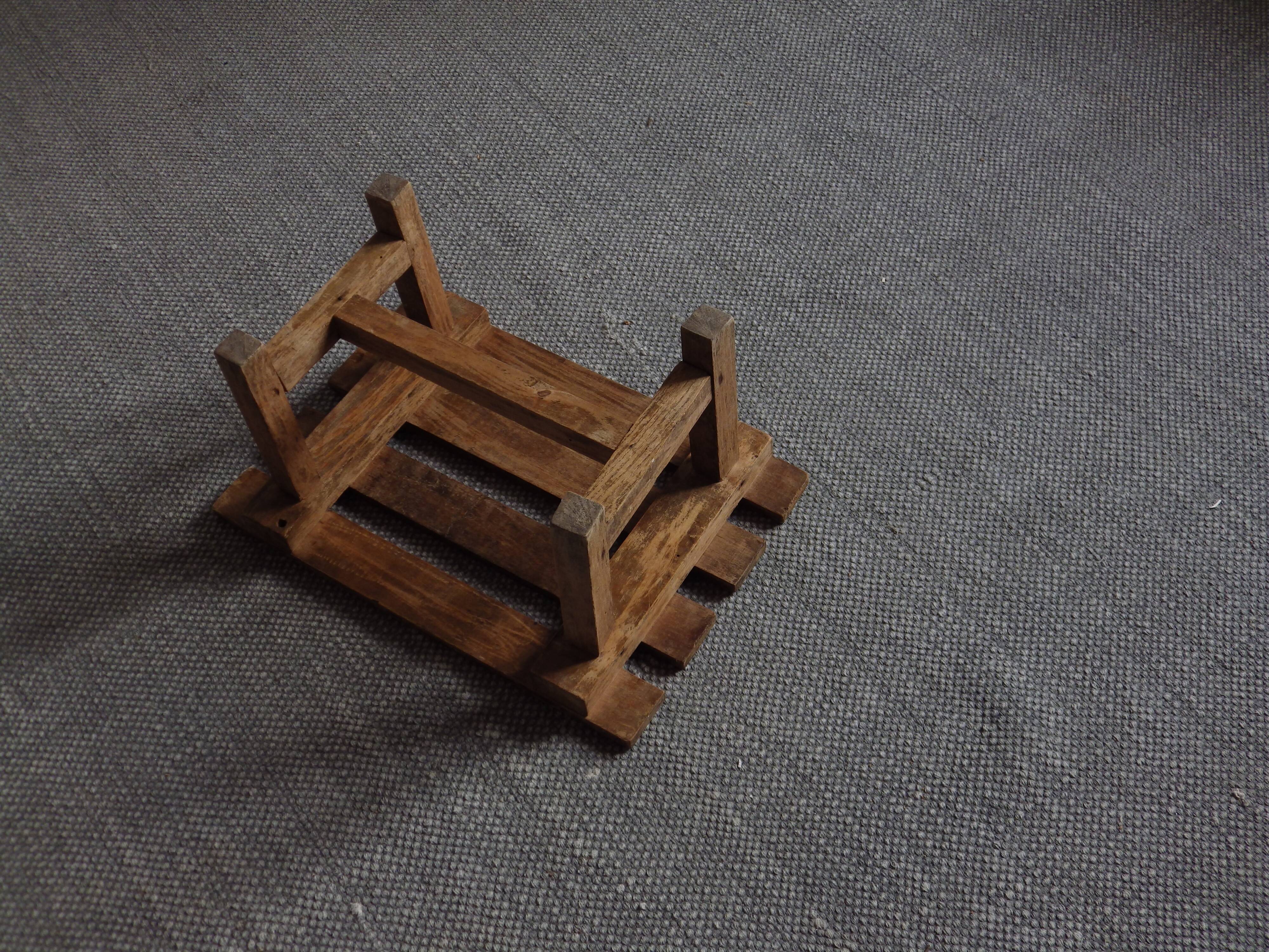 Wooden stool