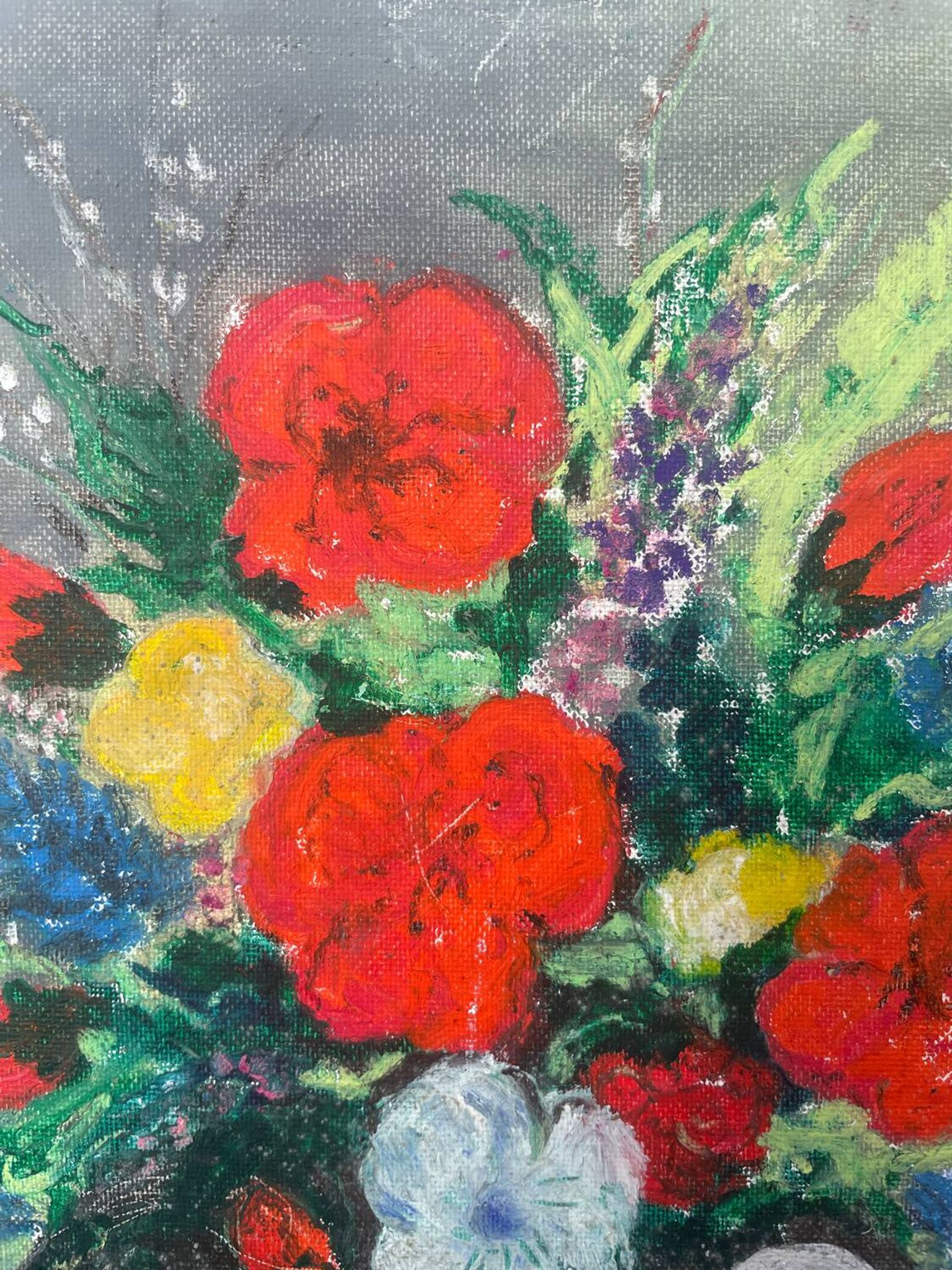 Flower bouquet painting