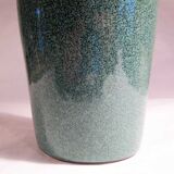 Emerald green ceramic vase