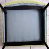 Vintage restored fabric and metal chair from the 50s/60s