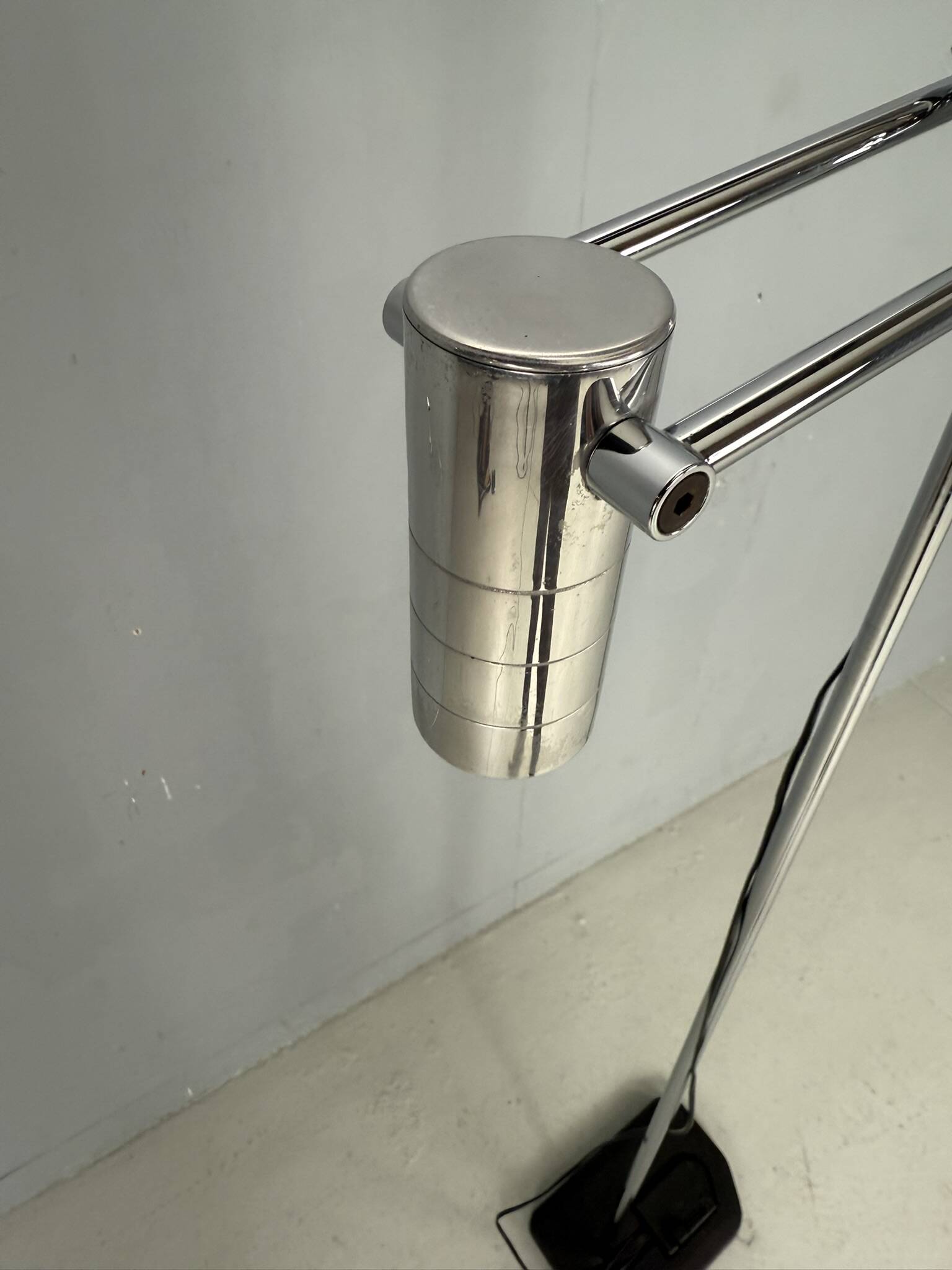 Haloprofil 8008 floor lamp by Viktor Frauenknecht for Swiss Lamps, 1970s