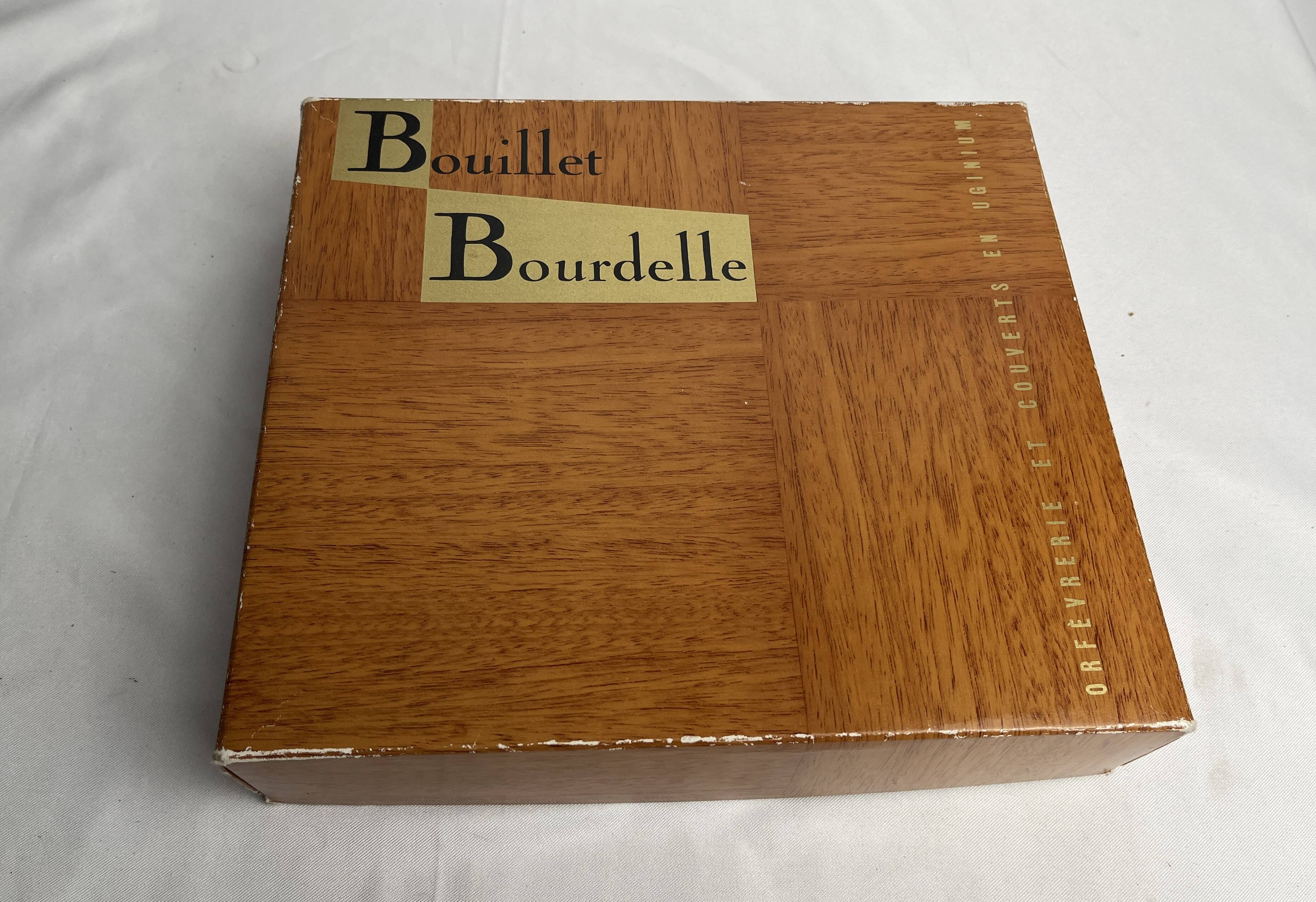 Stainless steel dish by Uginium Bouillet Bourdelle circa 1960