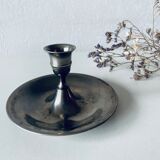 Old silver candle holder
