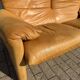Beautiful Cassina Maralunga 2-seater in camel light patinated natural leather.
