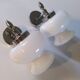 Paire d'appliques opaline