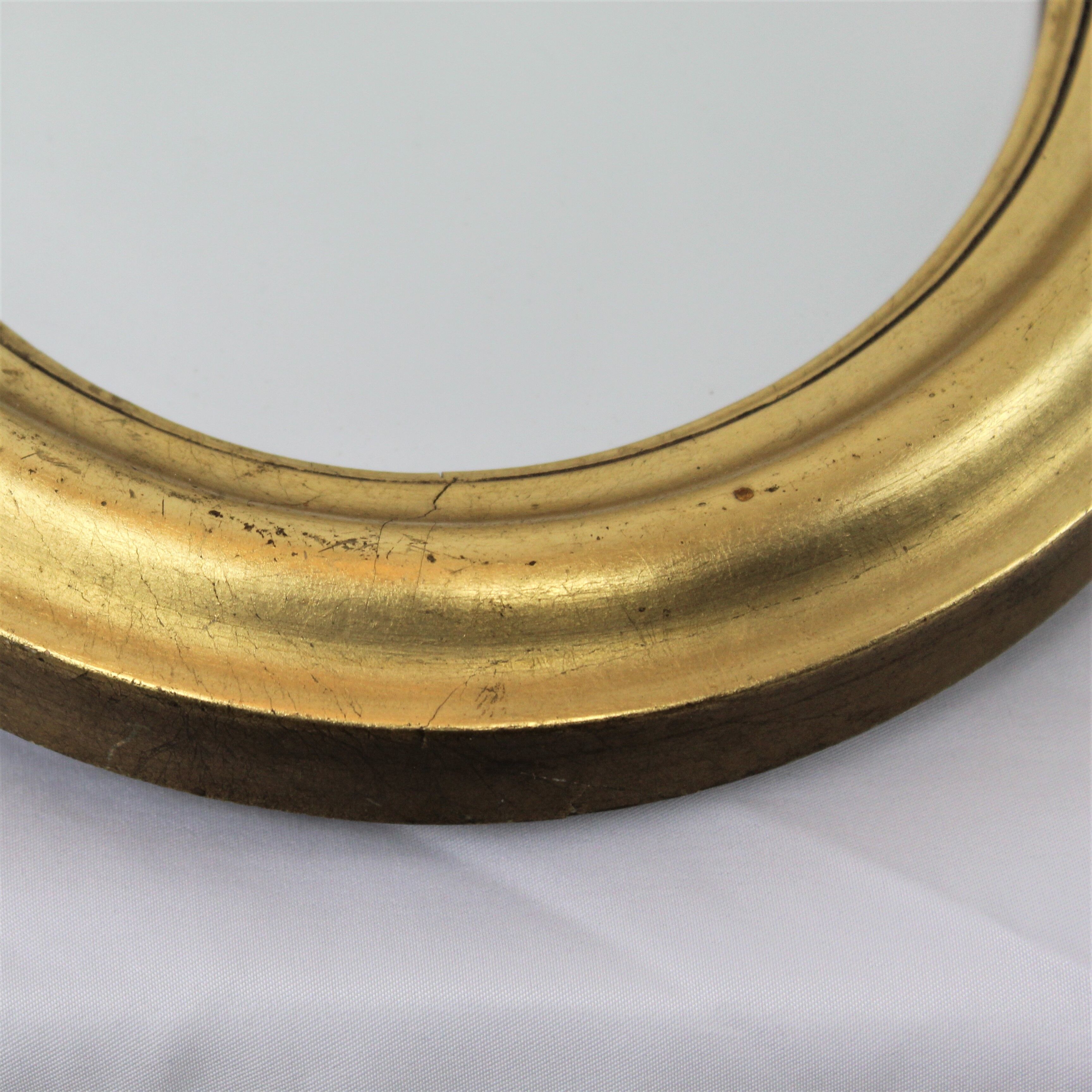 Golden mirror - 30x25cm