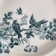 Assiettes plates en terre de fer Longwy "Mignon"
