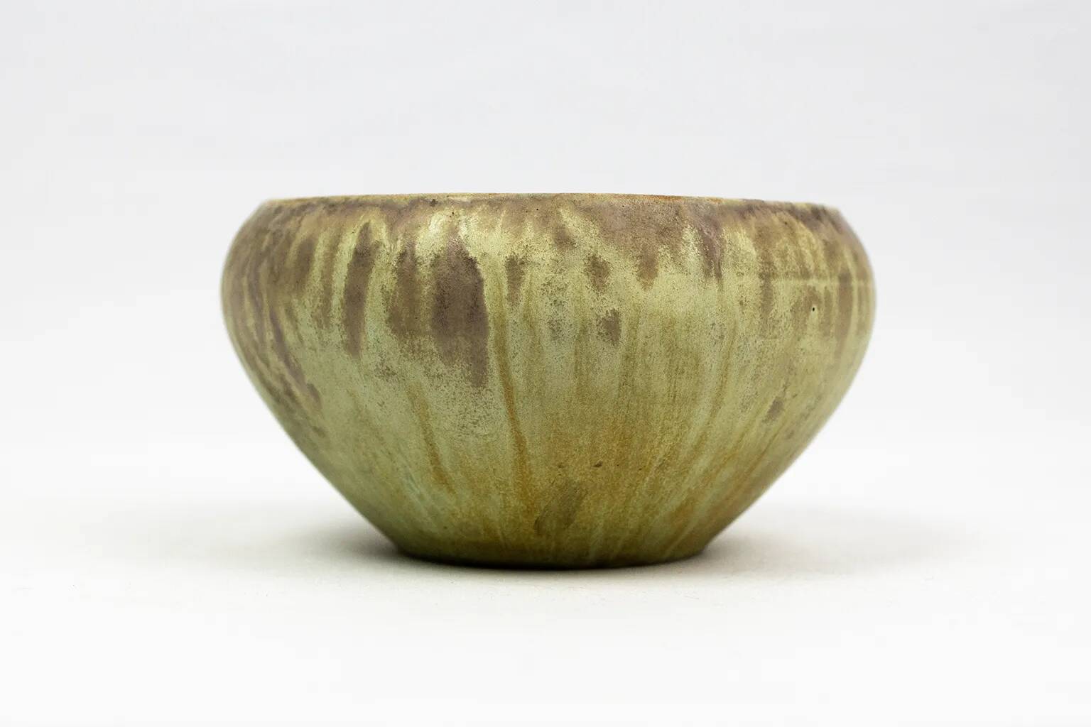 Art Nouveau glazed stoneware bowl by Alexandre Bigot - 1914