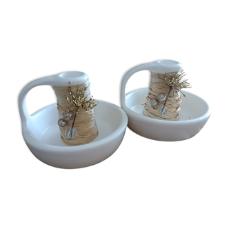 Set of 2 candle holders