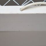 Ceiling lamp indus 2 large spots with a lampshade reflector aluminum