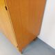 Vintage oak wardrobe from the 1960s.