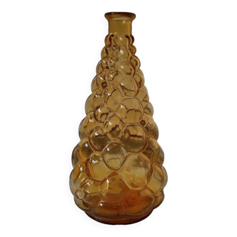 Vase bulles de verre vintage