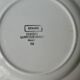 6 flat plates Digoin Sarreguemines France, décor Europe, years 30-40