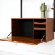 Teak modular shelving unit, Danish design, 1960s, designer: Poul Cadovius