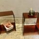 Pair of Roche Bobois bedside tables or sofa ends