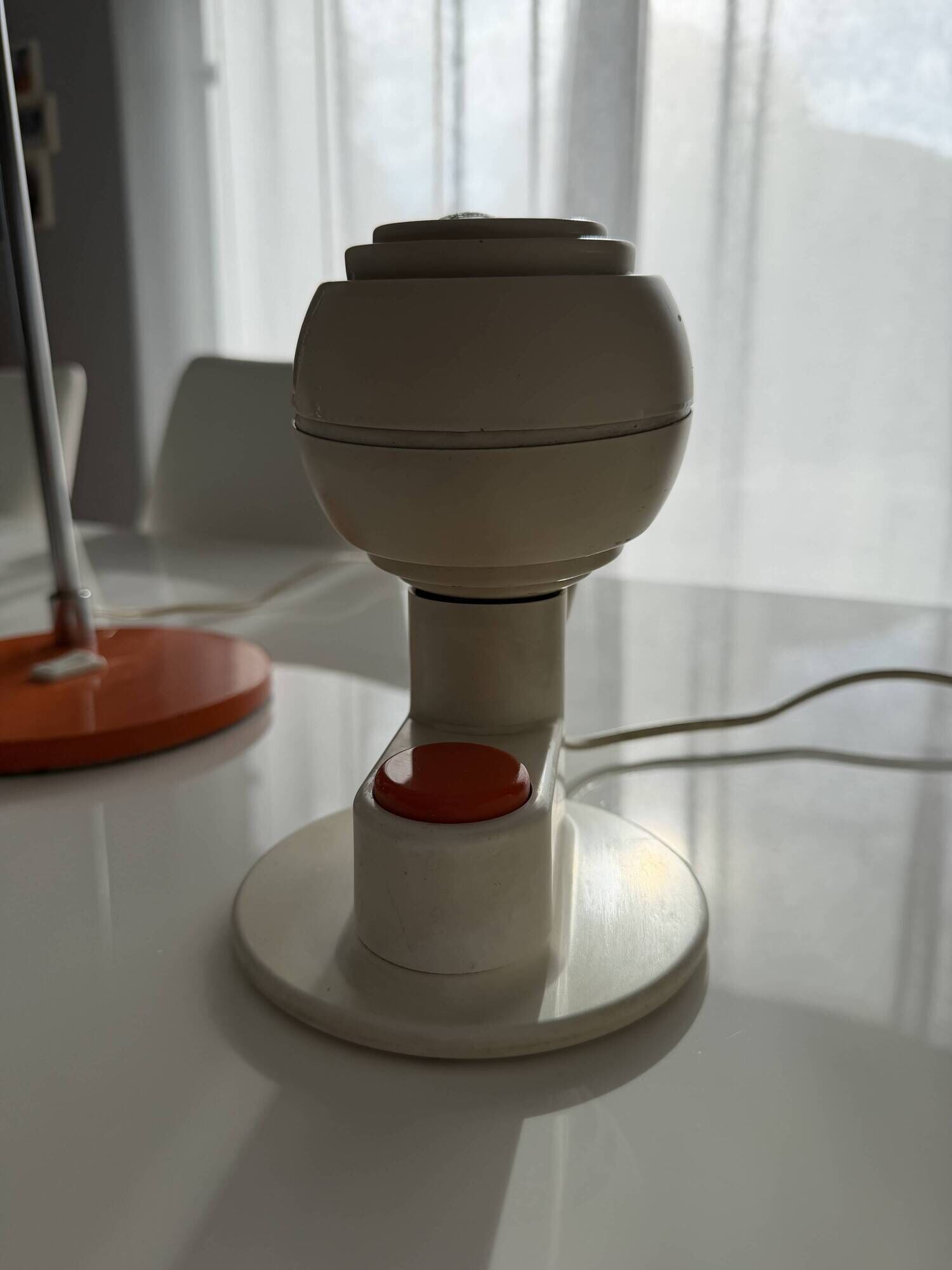 Set of various space-age eyeball lamps.
