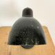 Lampe de table industrielle noire, années 1950