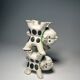 4 wooden animal figurines – Asian folk art, 20th century