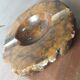 Brown alabaster ashtray